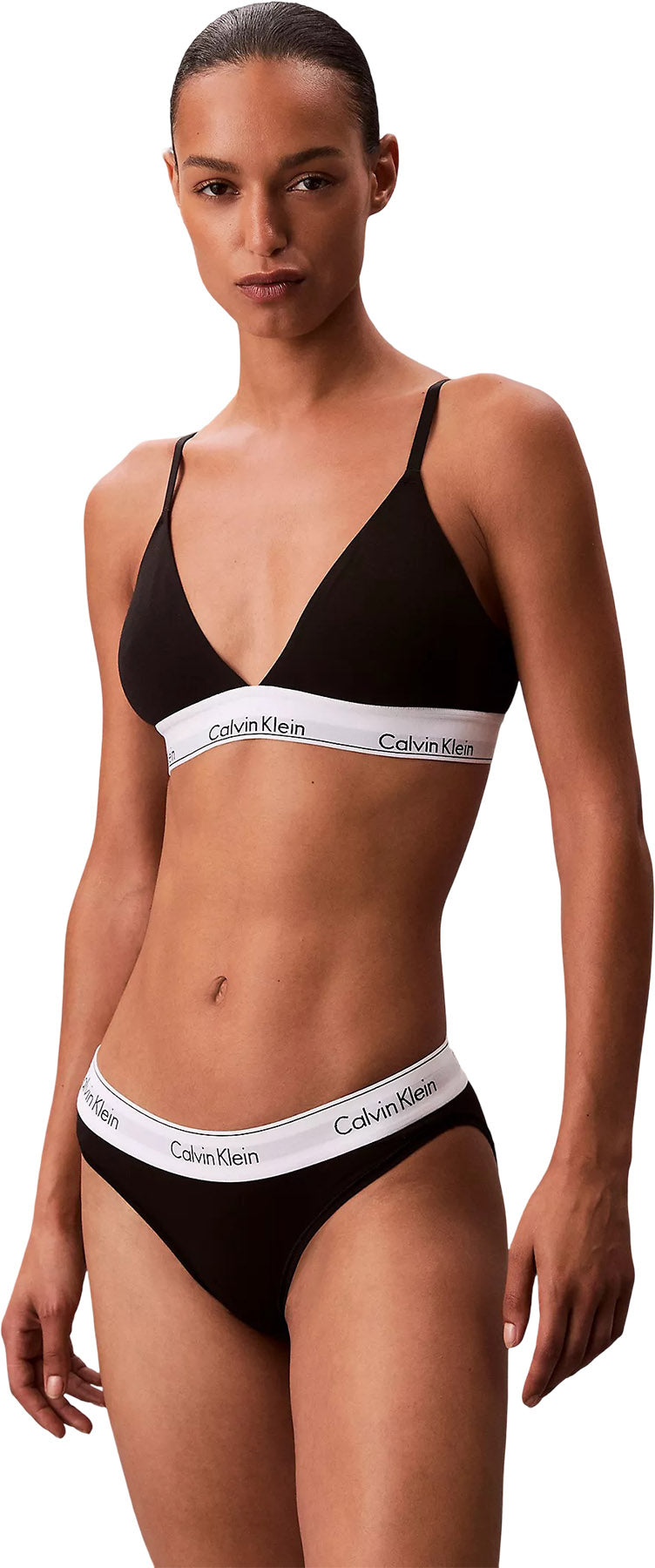 Icon Cotton Modal Lightly Lined Triangle Bralette - Women's