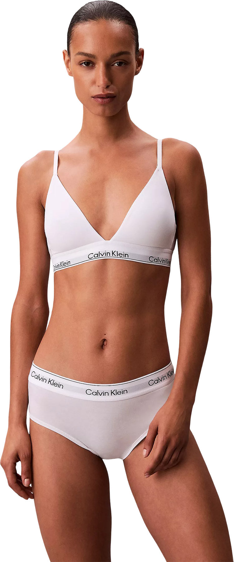 Icon Cotton Modal Lightly Lined Triangle Bralette - Women's
