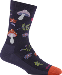 Shroom Bloom Lightweight Lifestyle Crew Socks - Women's