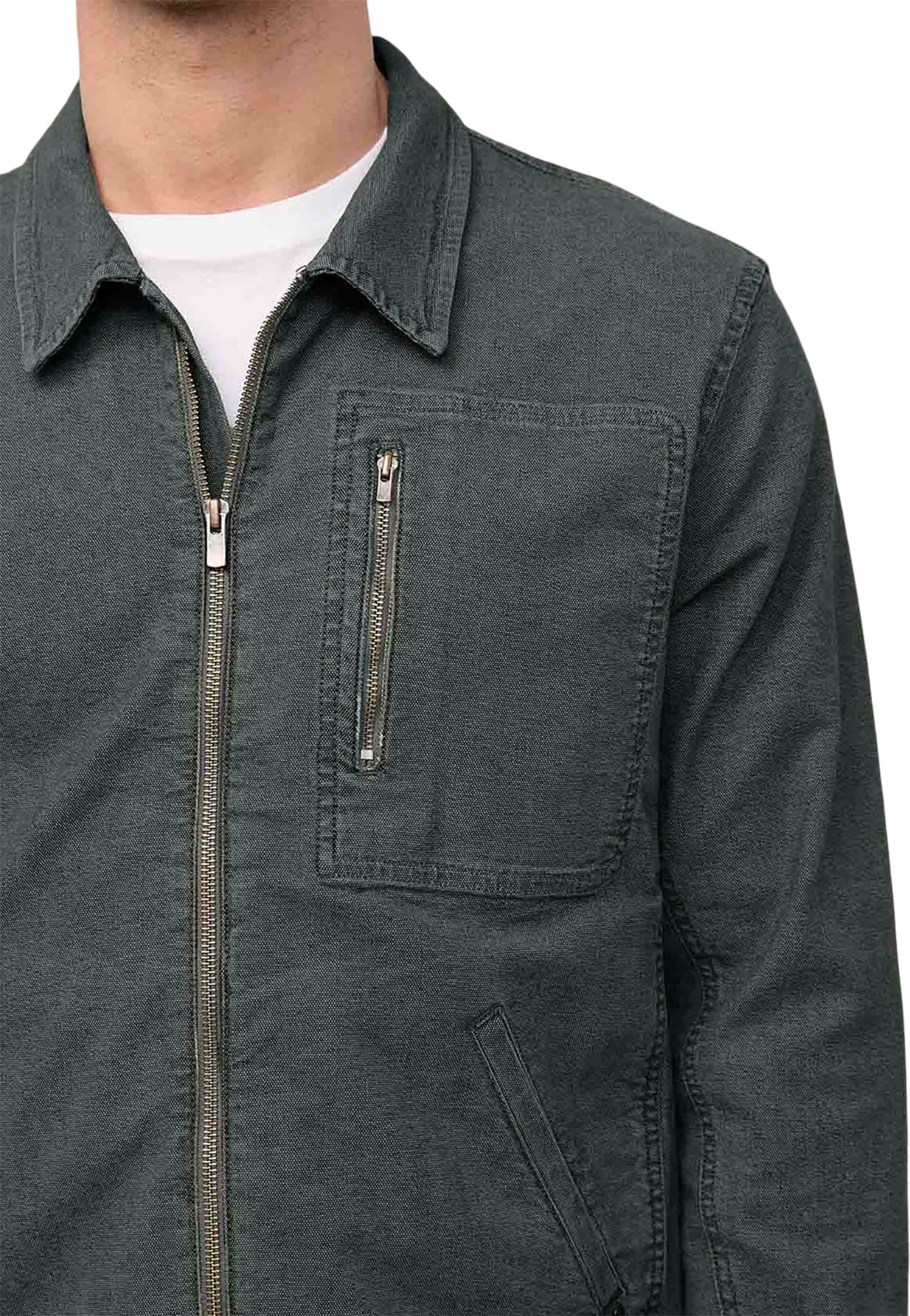 Stretch Canvas Utility Jacket - Men's