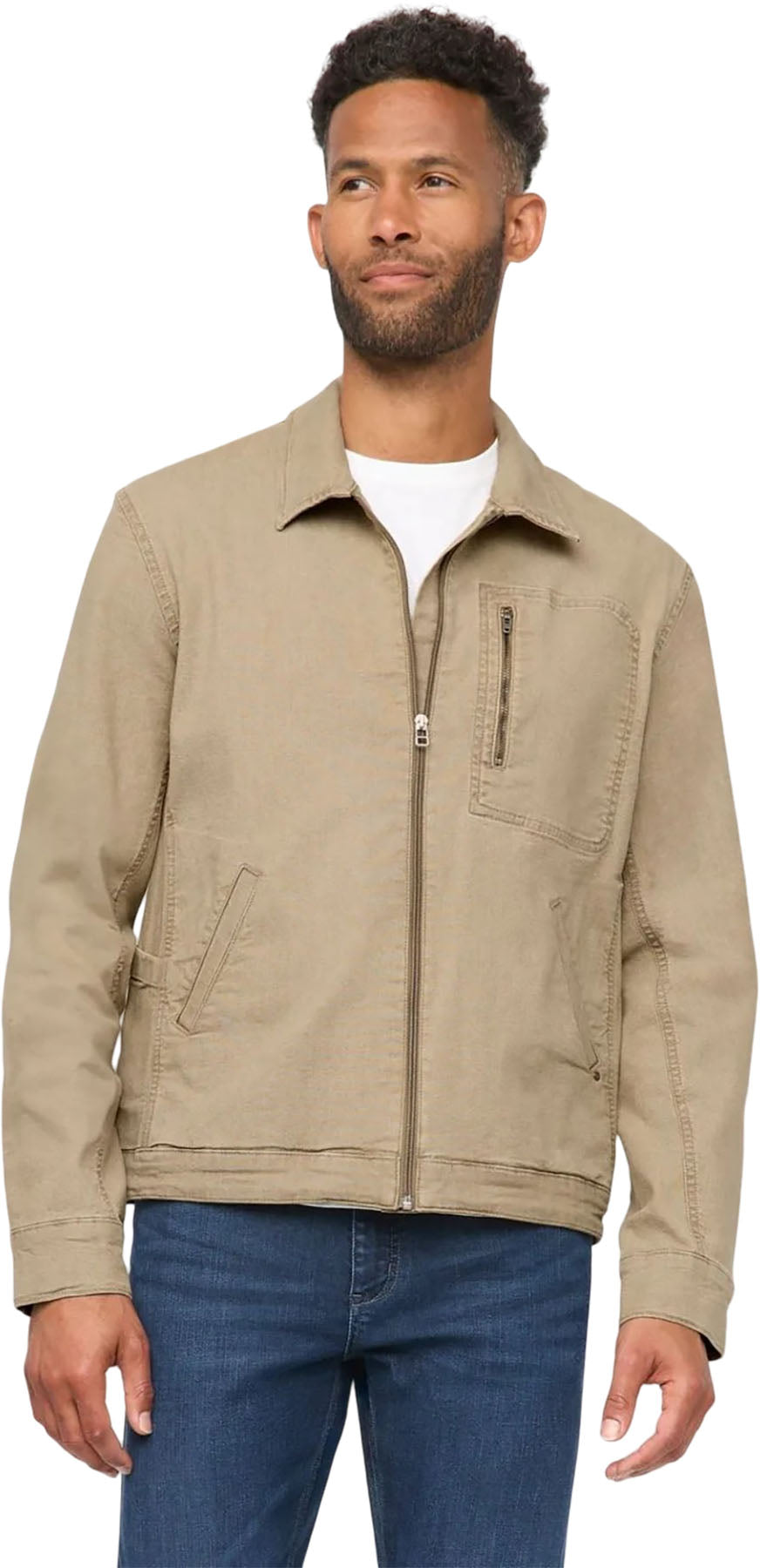 Stretch Canvas Utility Jacket - Men's