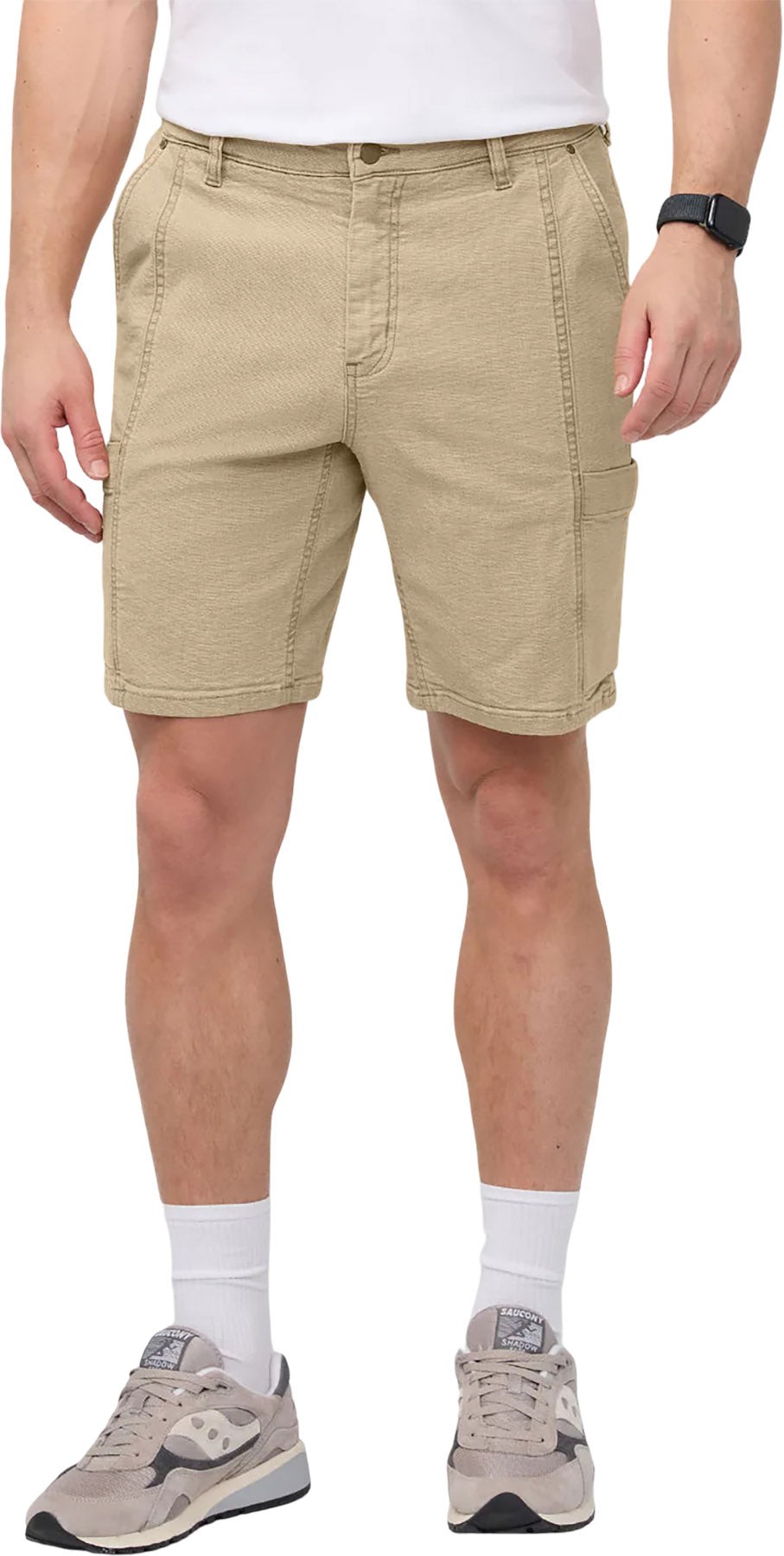 Stretch Canvas Cargo Shorts - Men's