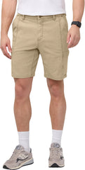 Stretch Canvas Cargo Shorts - Men's