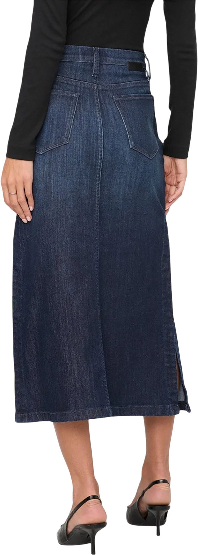 Performance Denim Slit Skirt - Women's