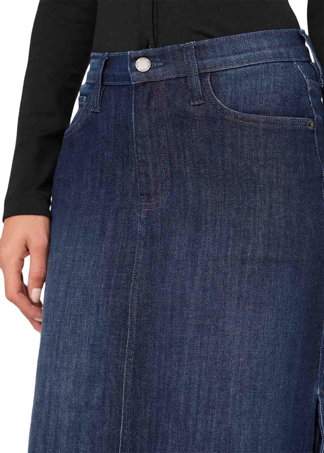 Performance Denim Slit Skirt - Women's