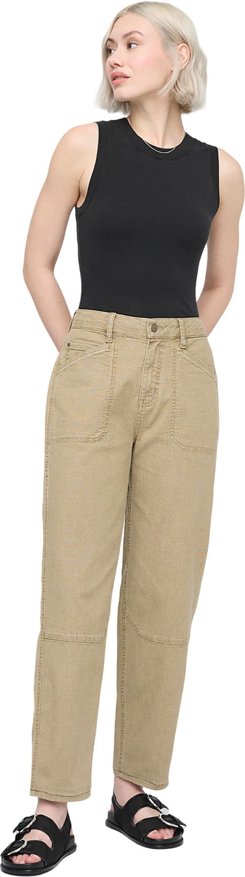Stretch Canvas Utility Pants - Women's