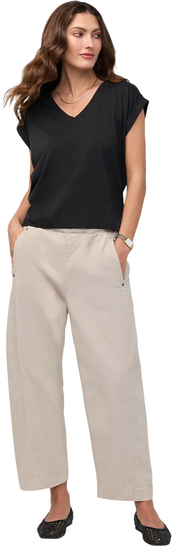 PurePima Dolman V-Neck T-Shirt - Women's