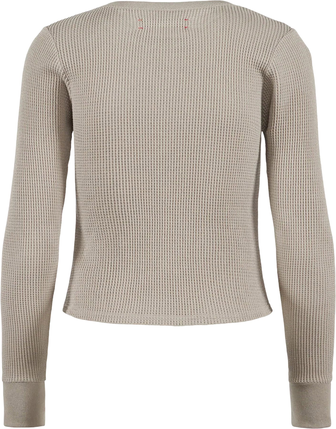 Fitted Long Sleeve Waffle T-Shirt - Women's