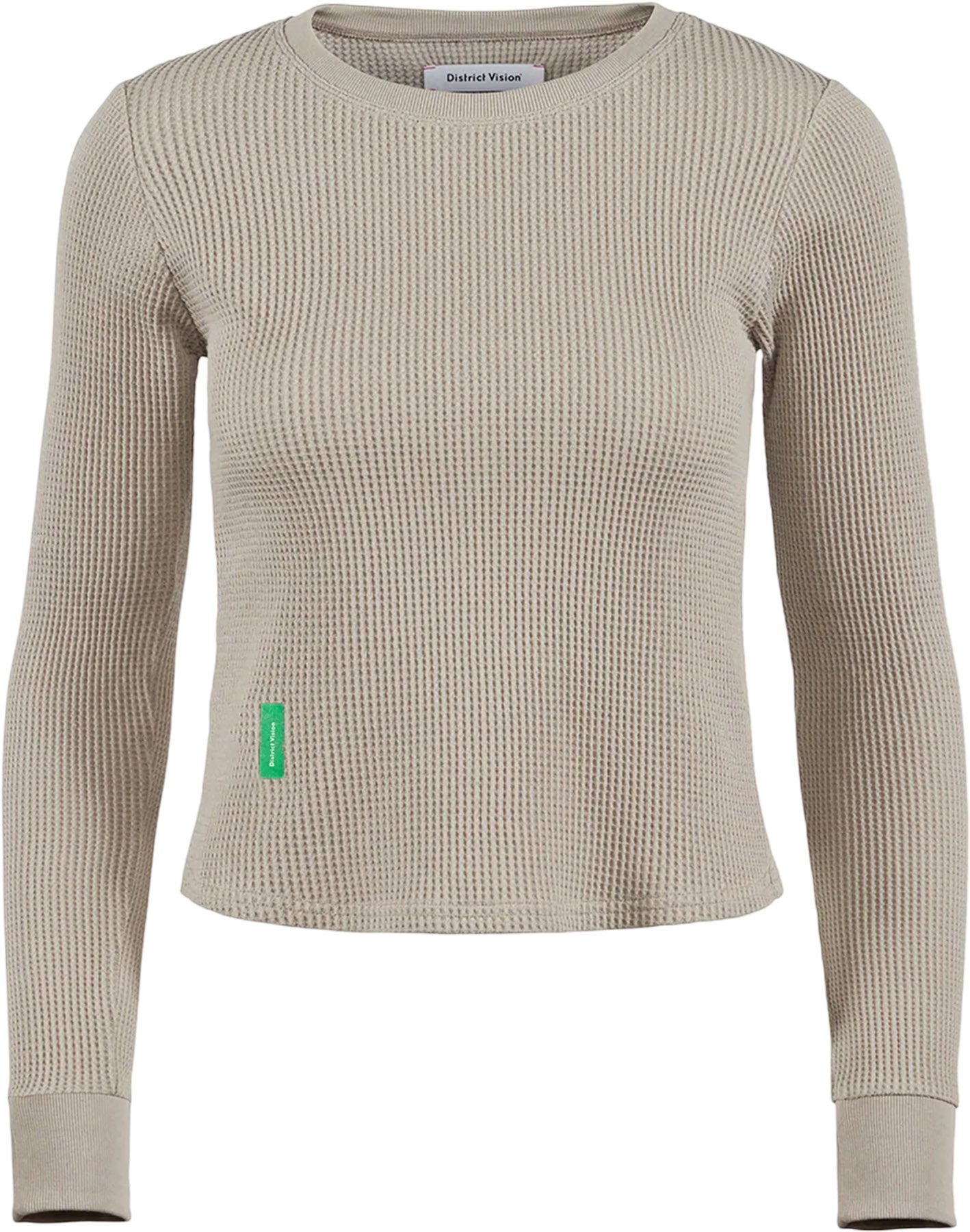 Fitted Long Sleeve Waffle T-Shirt - Women's