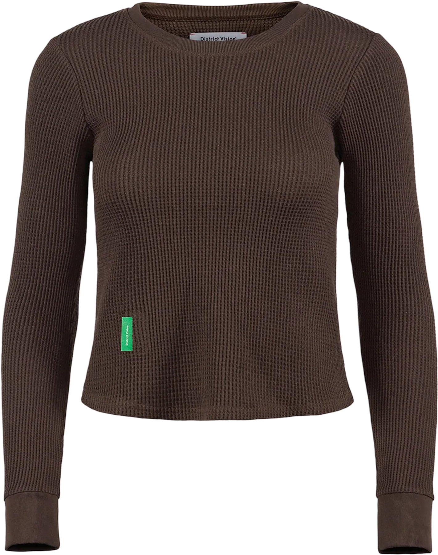 Fitted Long Sleeve Waffle T-Shirt - Women's