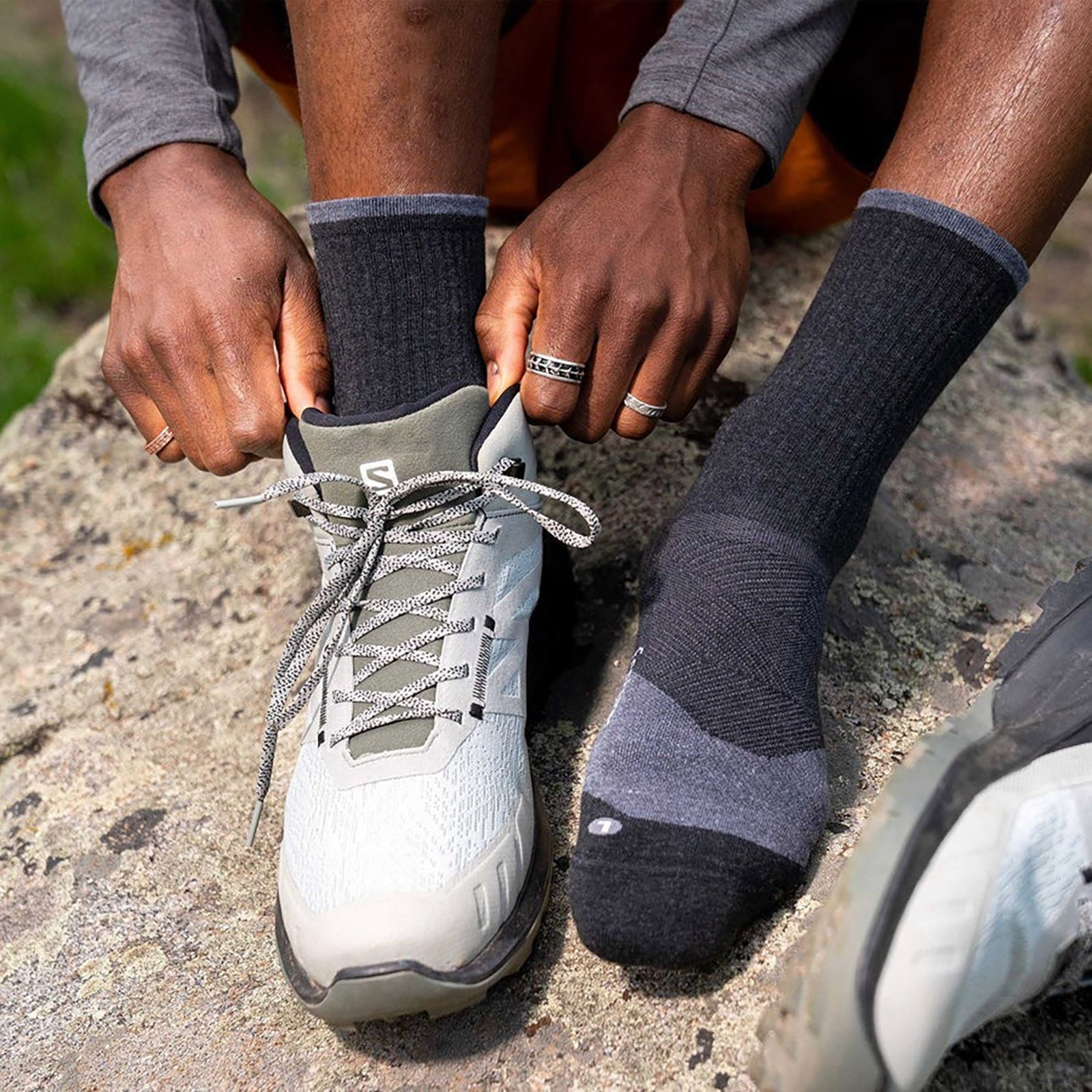 Trail Max Cushion Mini-Crew Socks - Unisex