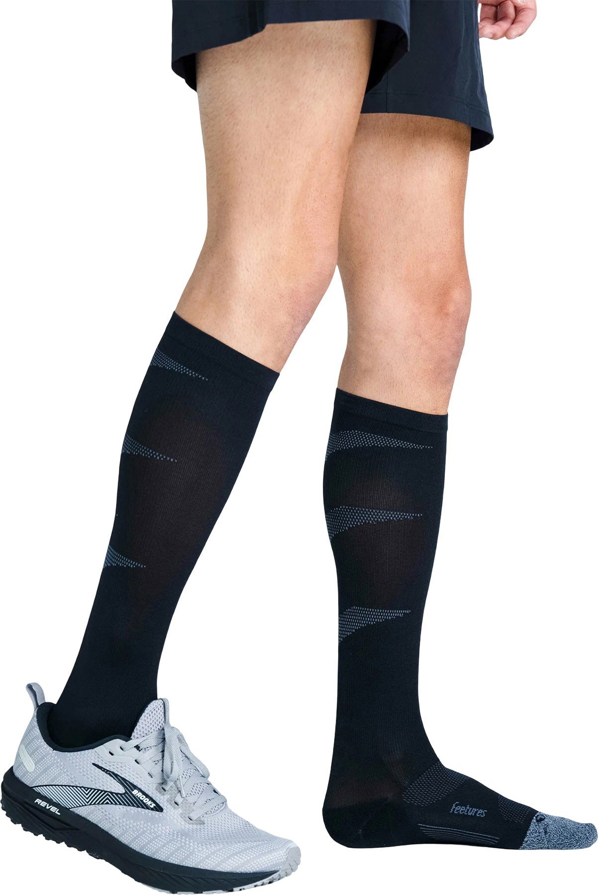 Graduated Compression Light Cushion Knee High Socks - Unisex