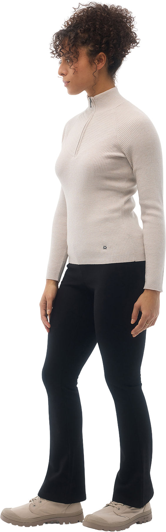 Astra 1/2 Zip Fitted Sweater - Women's