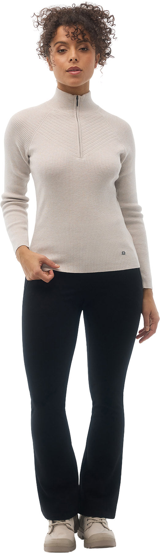 Astra 1/2 Zip Fitted Sweater - Women's