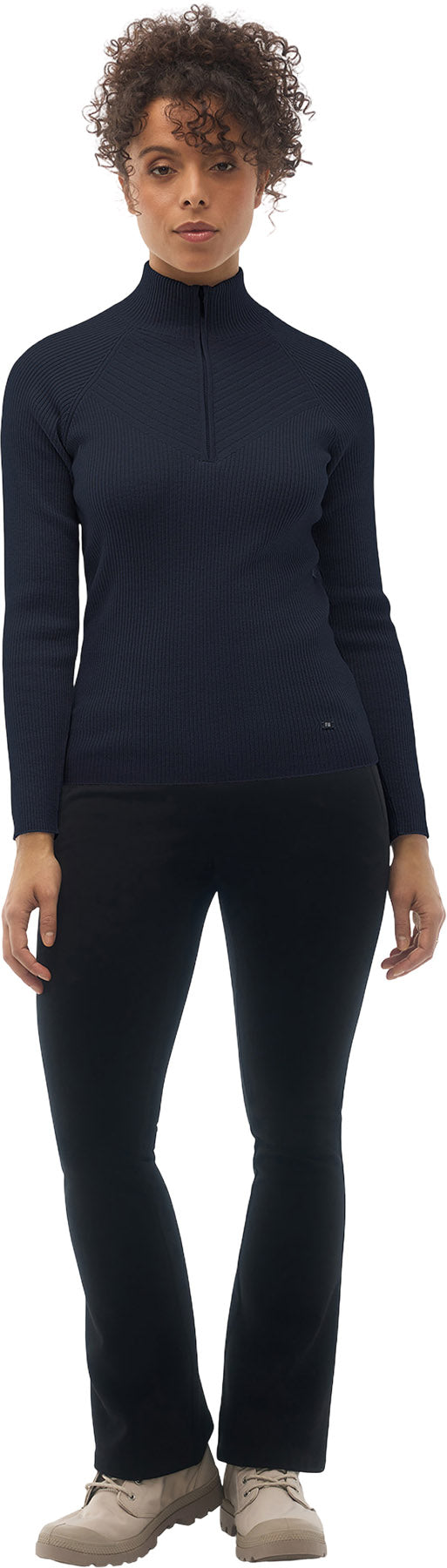 Astra 1/2 Zip Fitted Sweater - Women's