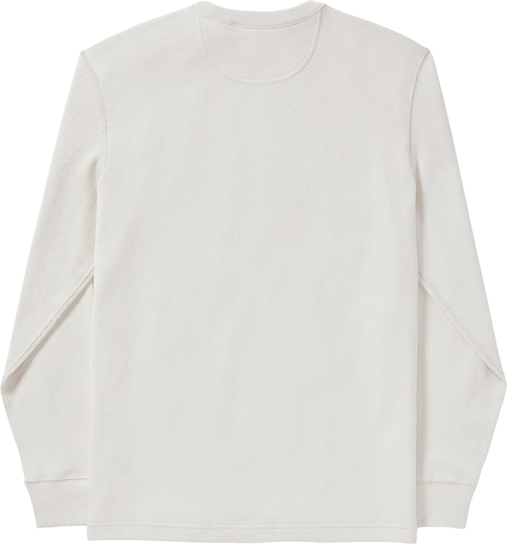 Waffle Knit Thermal Crew Neck Shirt - Men's