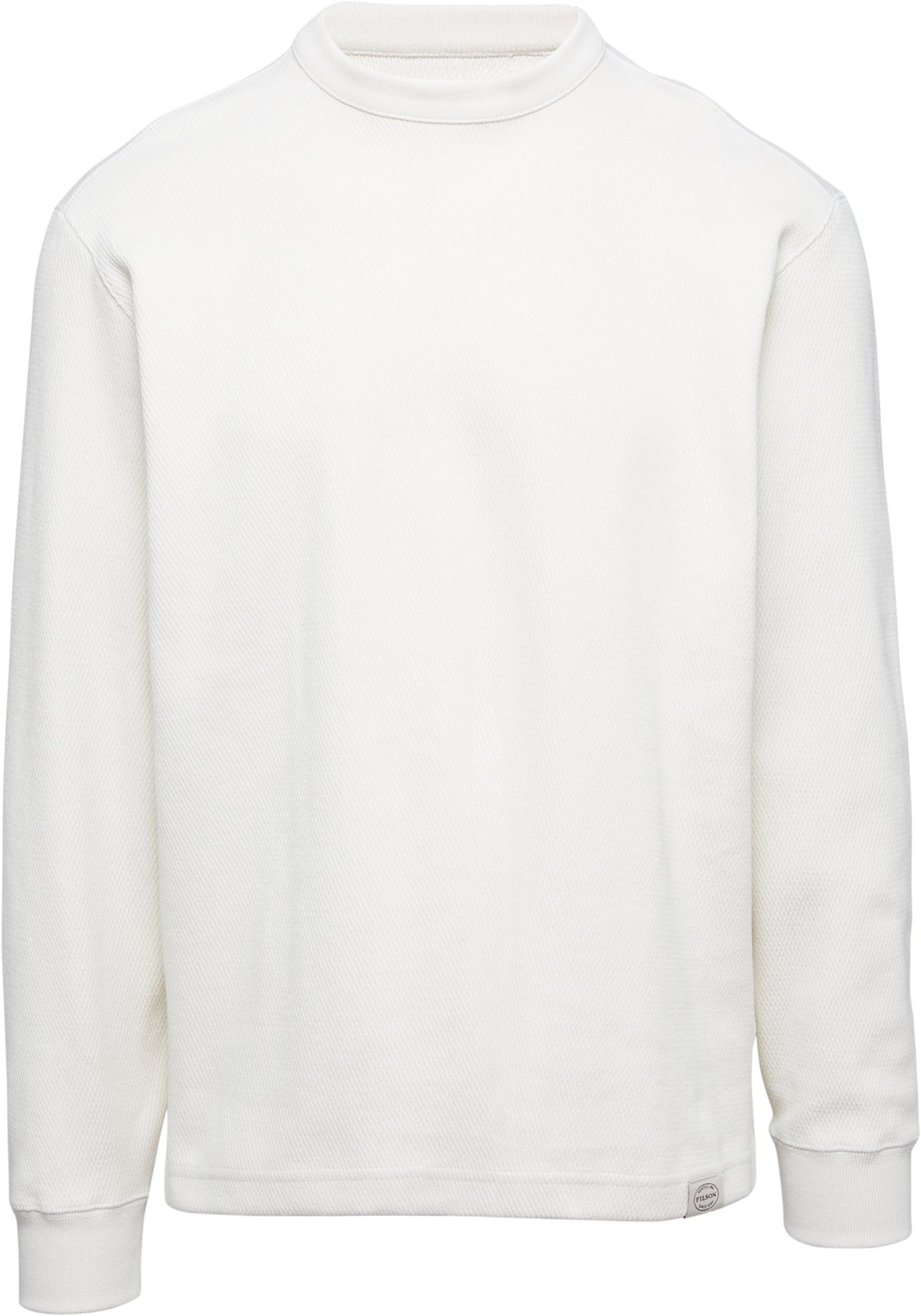 Waffle Knit Thermal Crew Neck Shirt - Men's