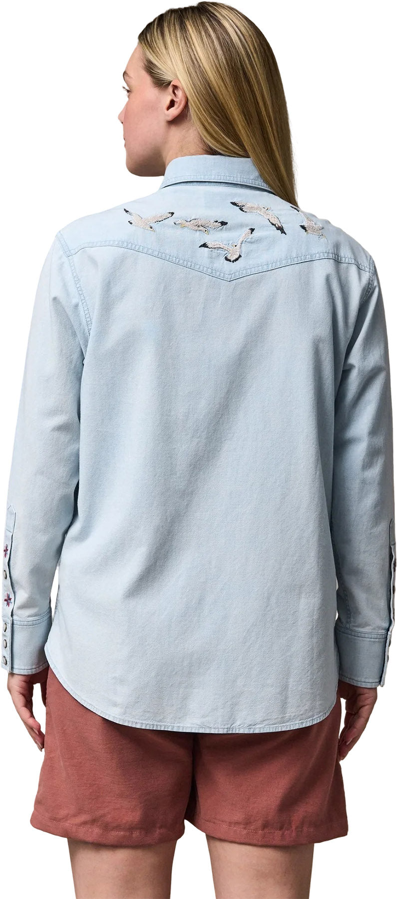 Embroidered Western Shirt - Women's