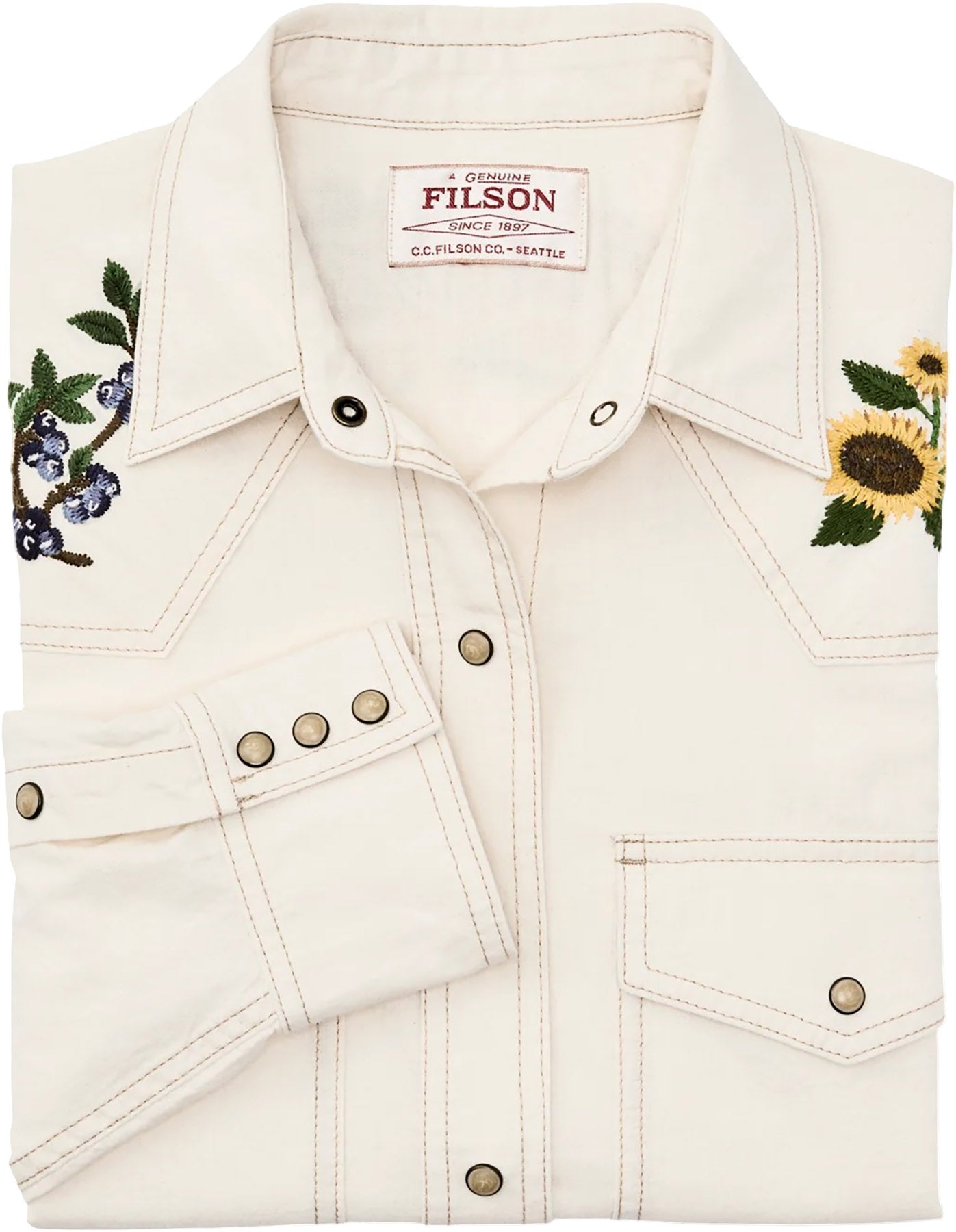 Embroidered Western Shirt - Women's