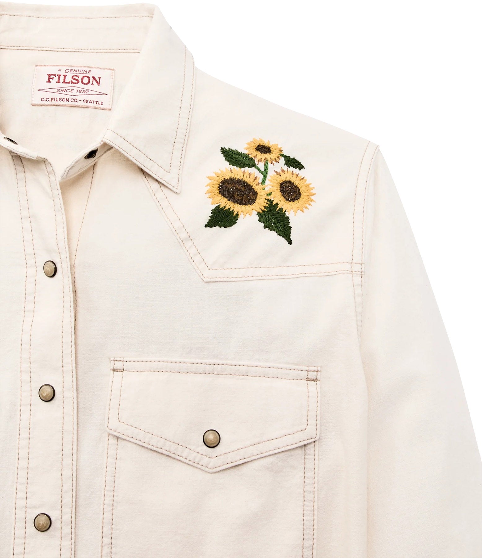 Embroidered Western Shirt - Women's
