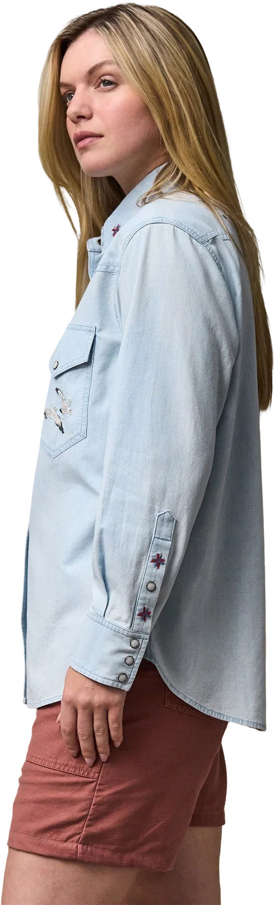 Embroidered Western Shirt - Women's