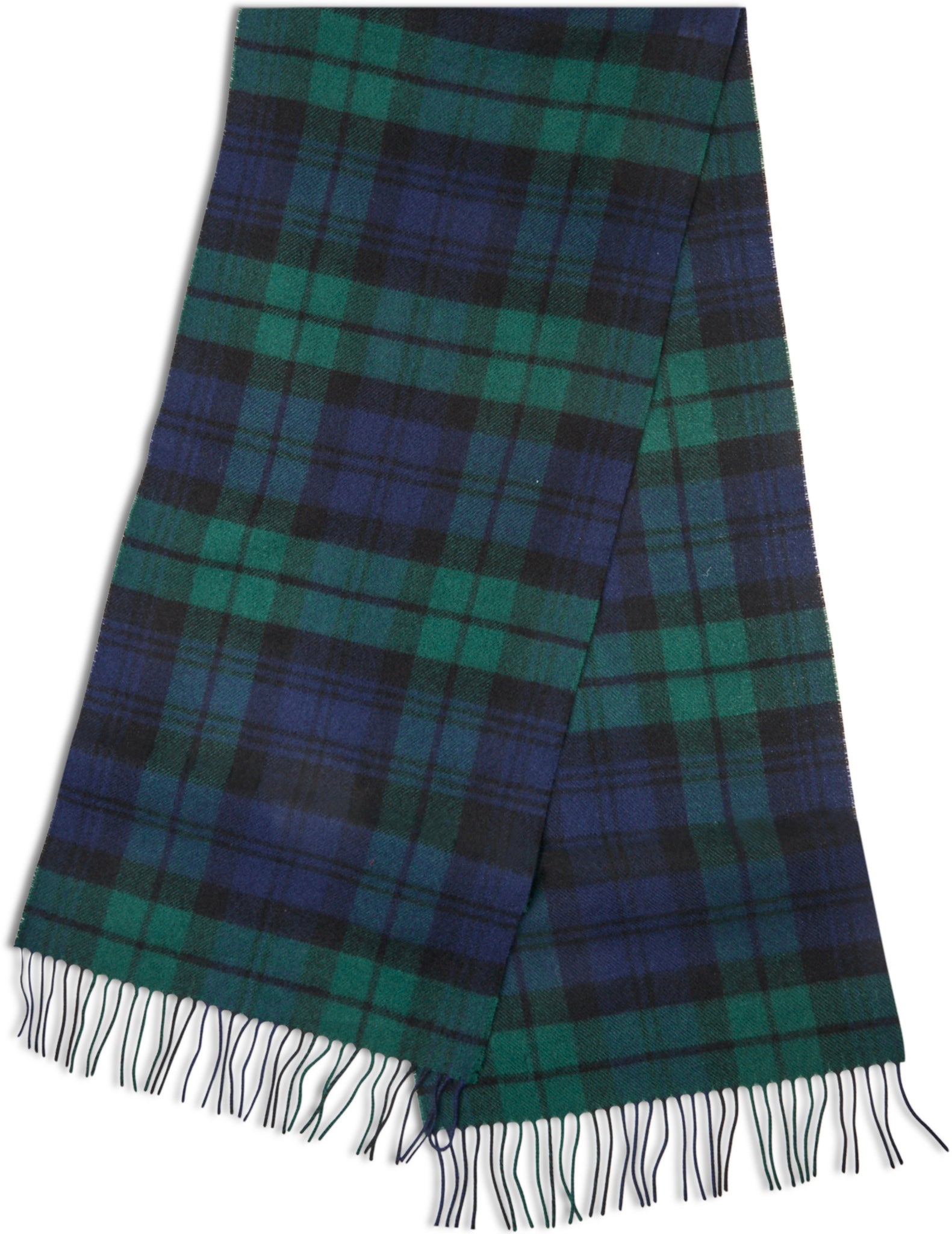 Oversized Lambswool Tartan Scarf
