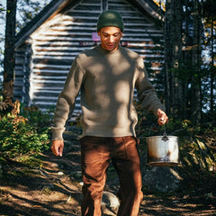 Waffle Knit Sweater - Men's
