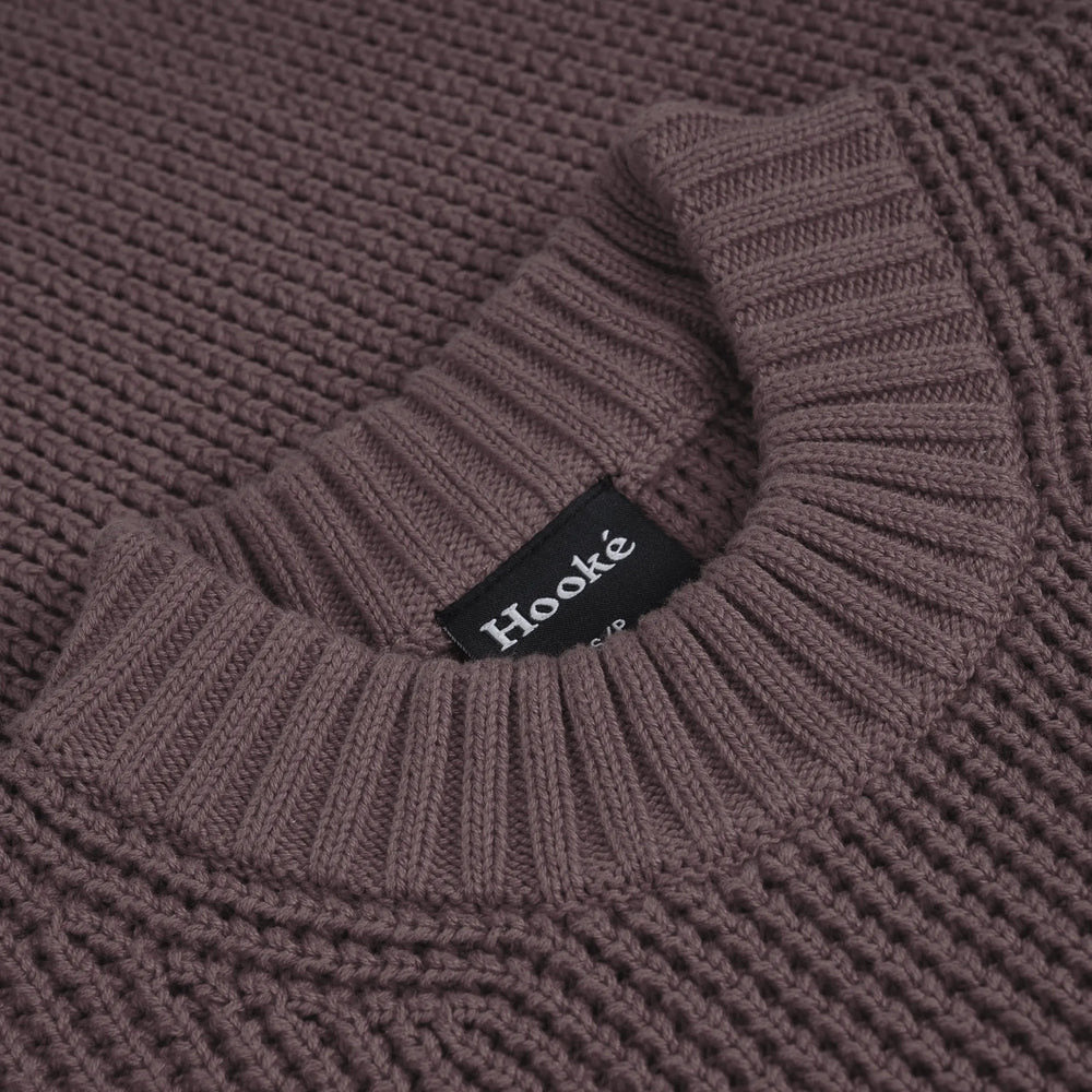 Waffle Knit Sweater - Women's