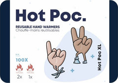 Hot Poc Reusable Hand Warmer Case – 2 regular & 1 XL