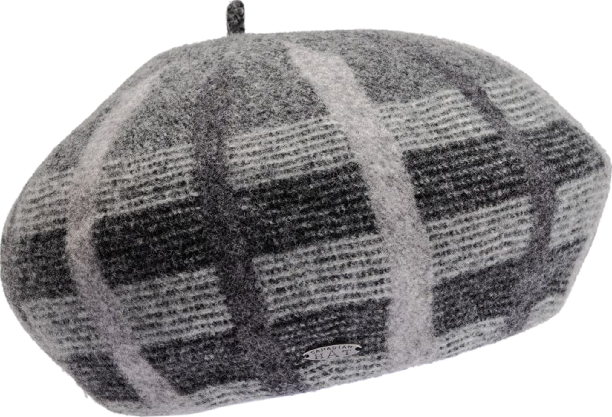 Brianna Plaid Beret Hat - Women's