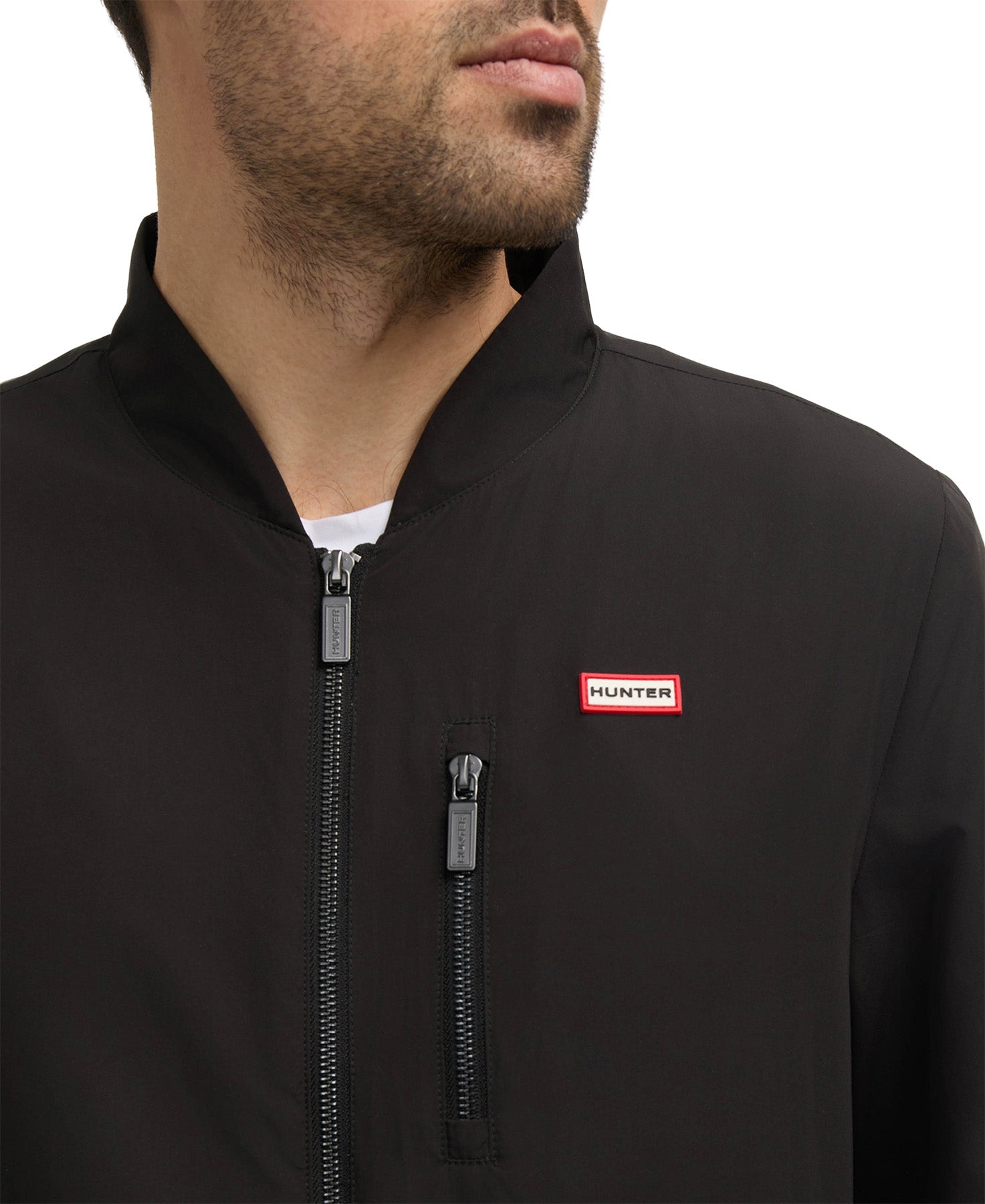 Moorgate Elastic Details Bomber Jacket - Men's 