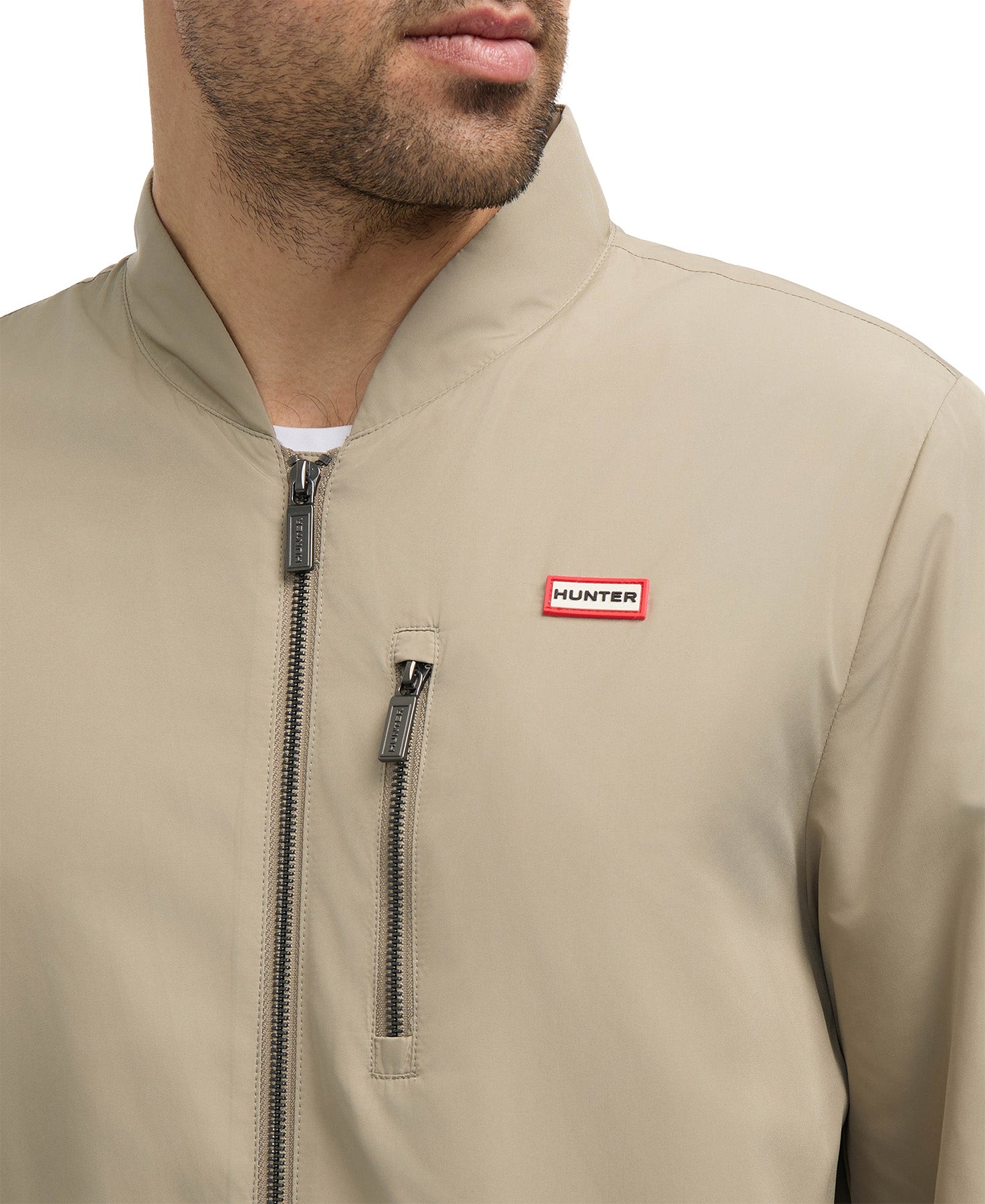 Moorgate Elastic Details Bomber Jacket - Men's 