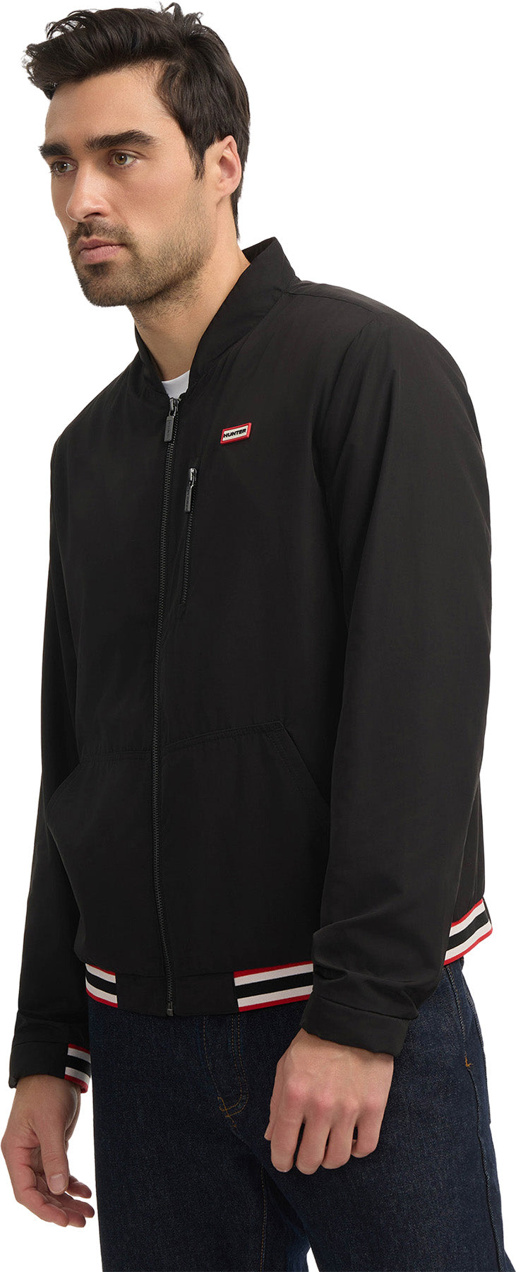 Moorgate Elastic Details Bomber Jacket - Men's 