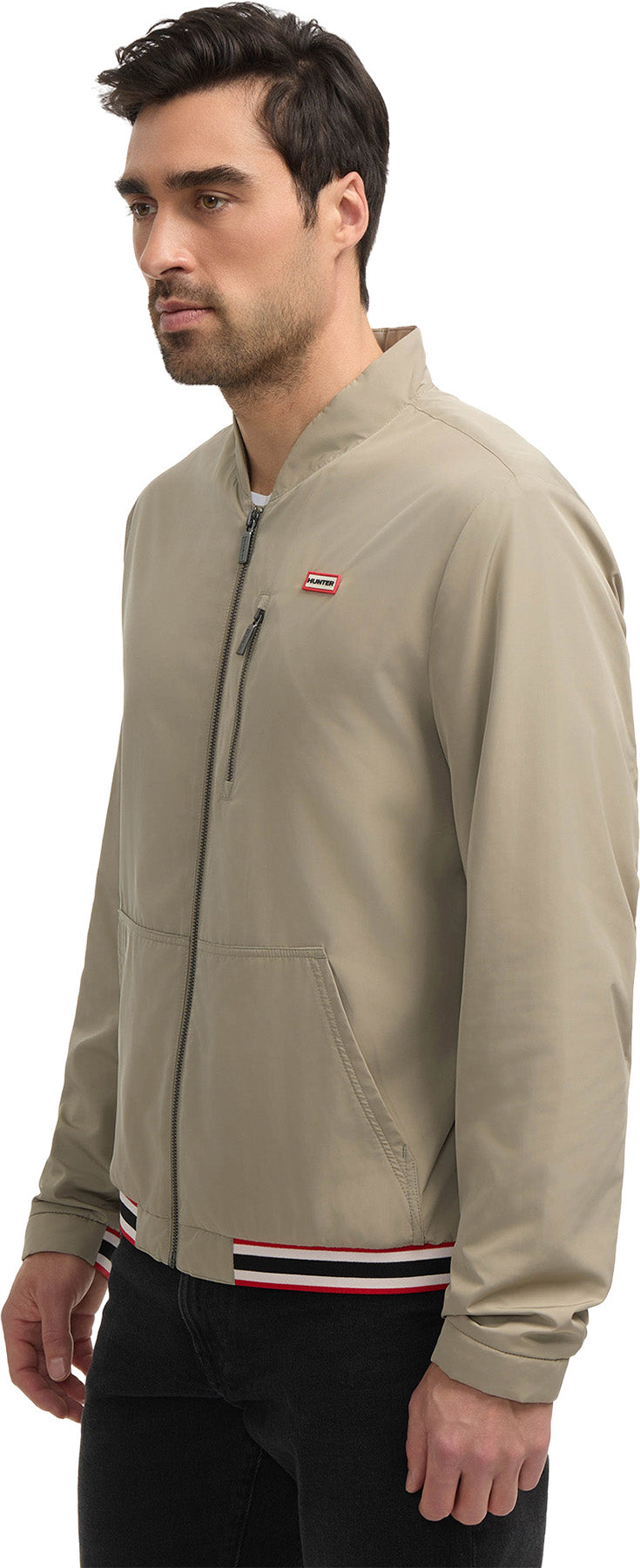 Moorgate Elastic Details Bomber Jacket - Men's 