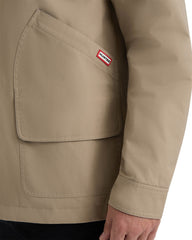Samuel Canvas Jacket with Corduroy Trims - Men's