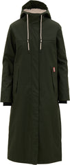 Sammy Longline Padded Rubberized Raincoat - Women's
