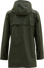 Acacia Rubberized Mid-Length Raincoat - Women's