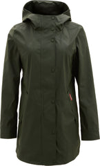 Acacia Rubberized Mid-Length Raincoat - Women's