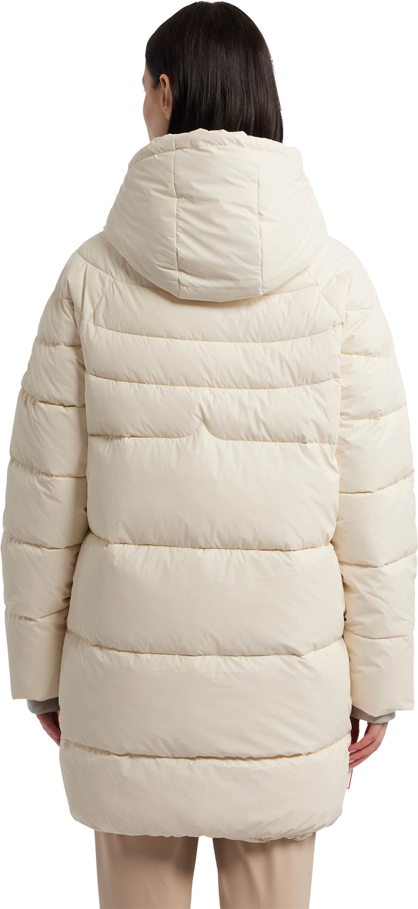 Almond Marshmallow Mid Length Puffer Jacket - Women's