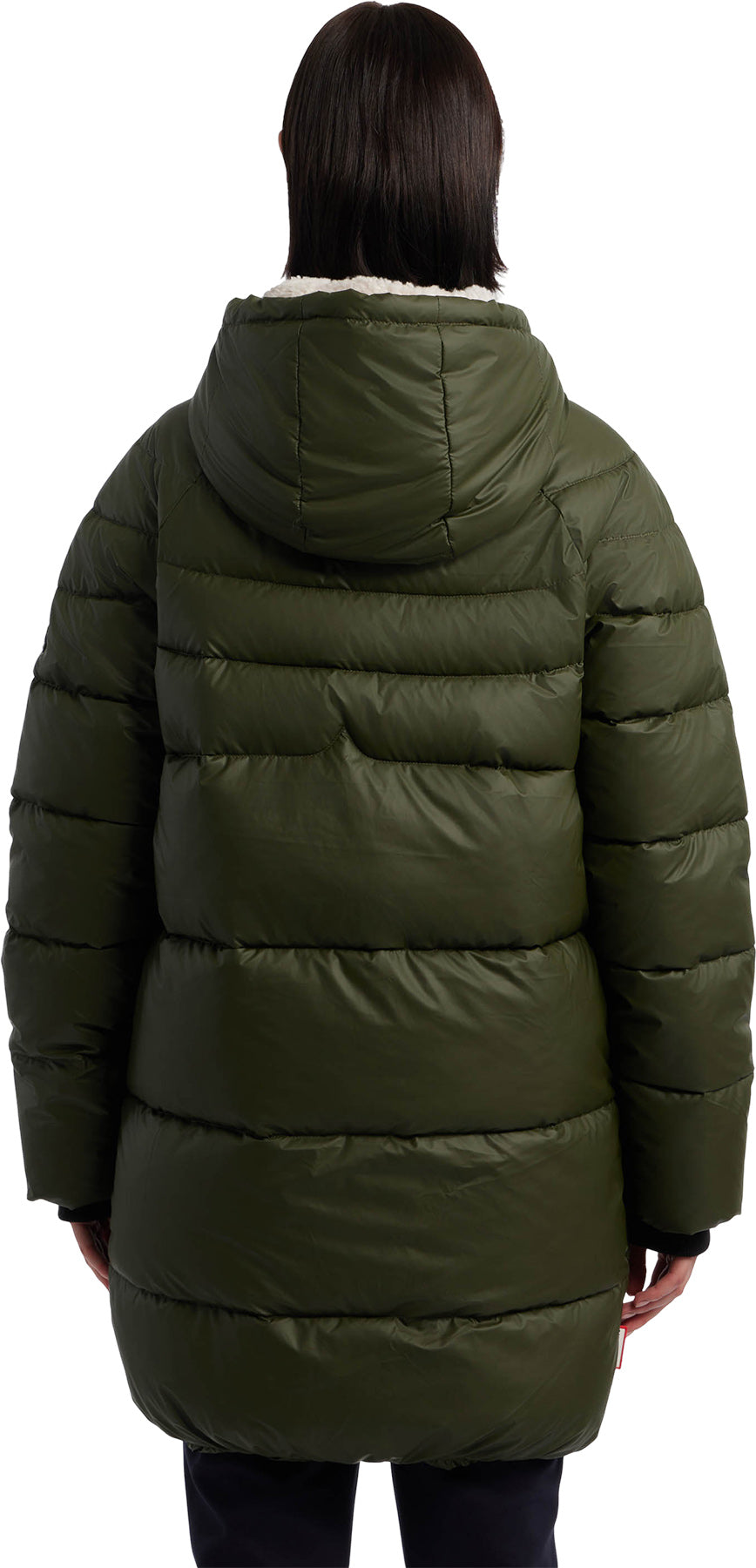 Almond Marshmallow Mid Length Puffer Jacket - Women's