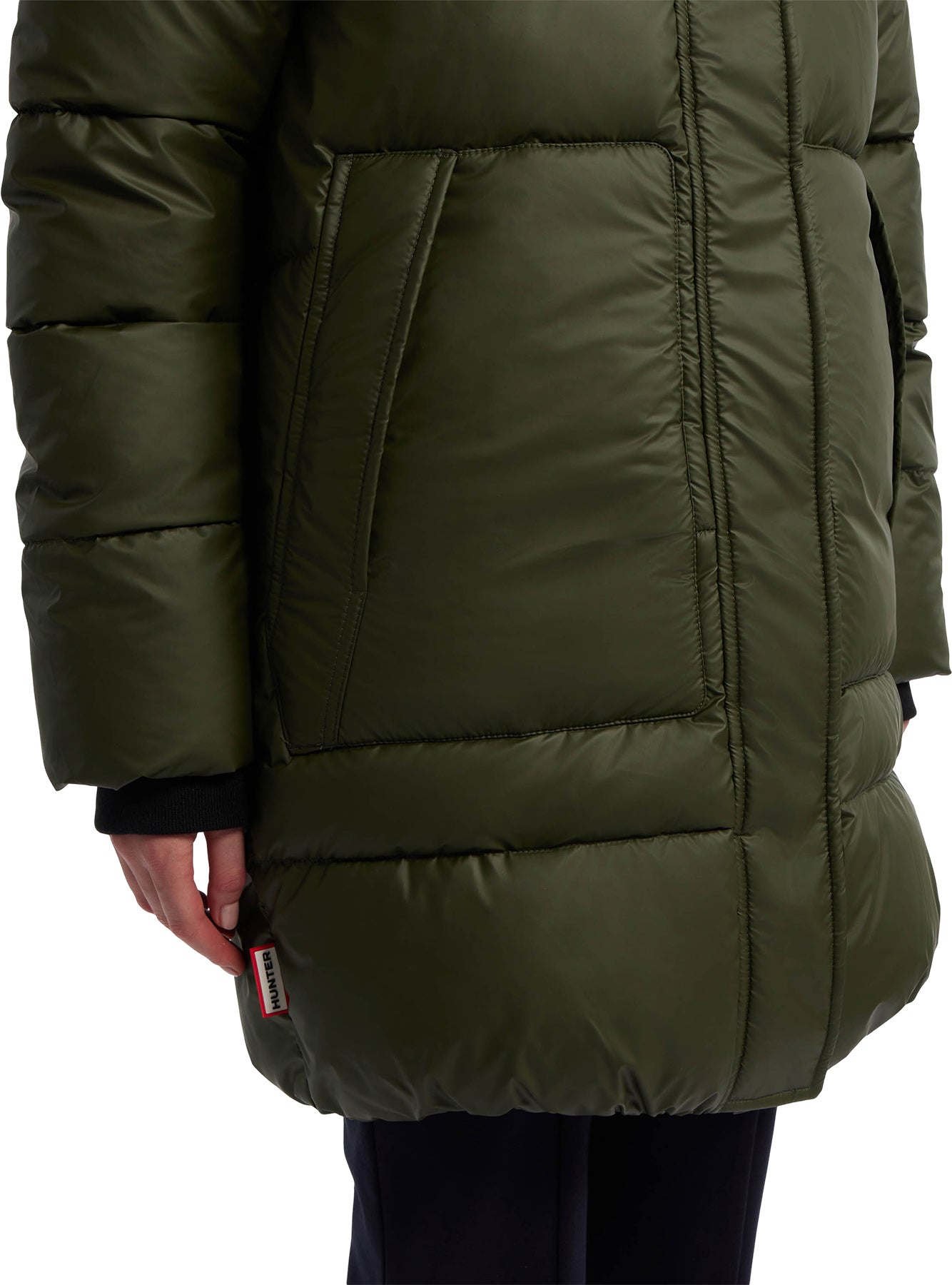 Almond Marshmallow Mid Length Puffer Jacket - Women's
