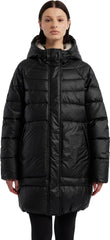 Almond Marshmallow Mid Length Puffer Jacket - Women's
