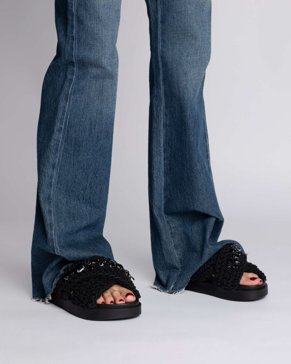 Woven Stones Platform Sandals - Women's
