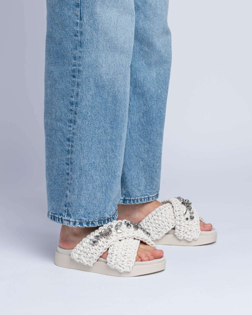 Woven Stones Platform Sandals - Women's