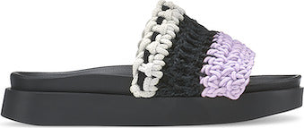 Loose Knitted Slides - Women's