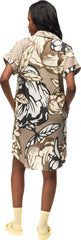 Frivol Knee Length Short Sleeve Shirt Dress - Women's