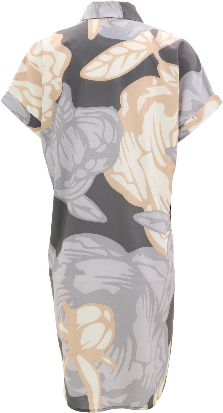 Frivol Knee Length Short Sleeve Shirt Dress - Women's