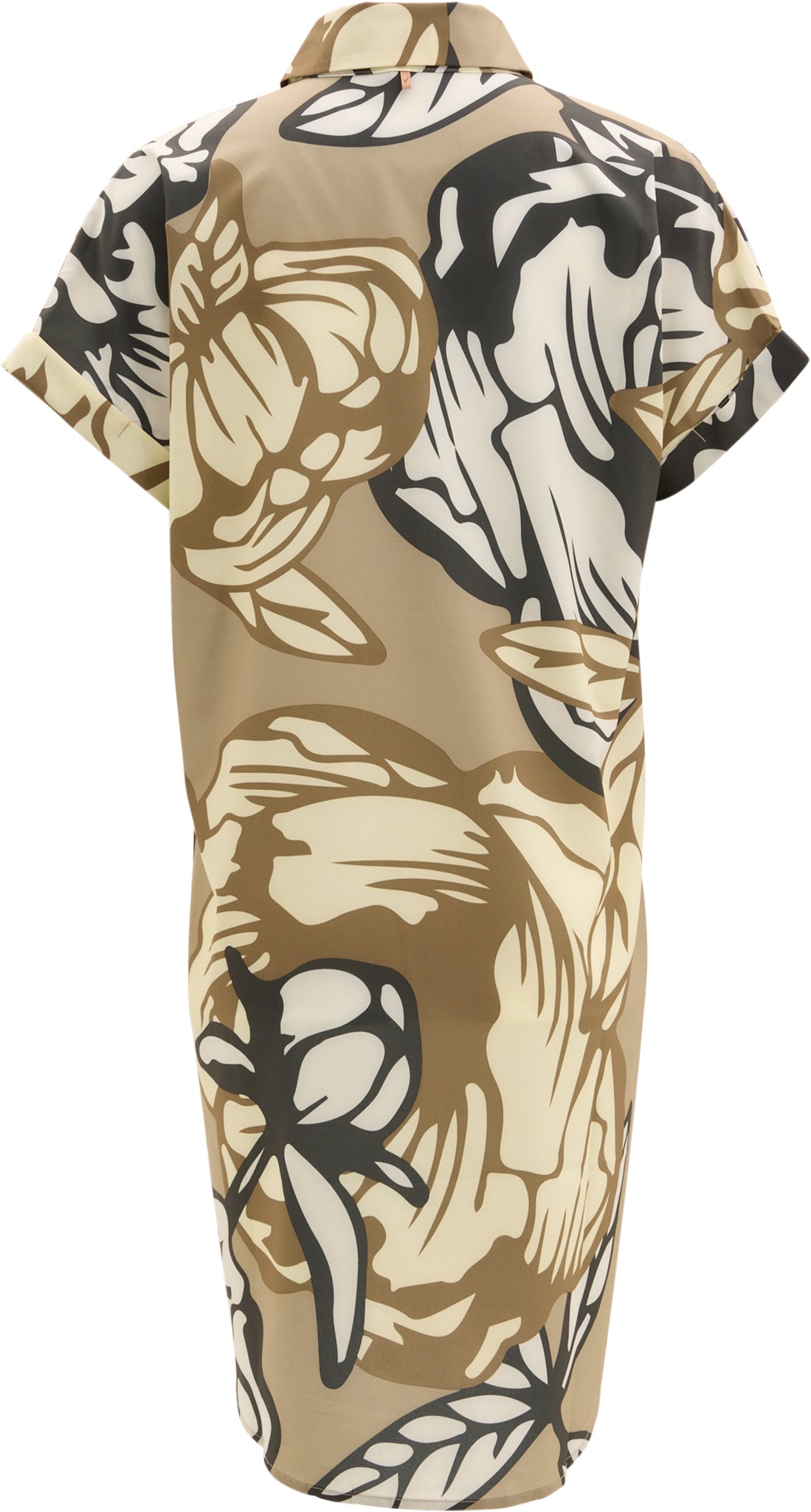 Frivol Knee Length Short Sleeve Shirt Dress - Women's