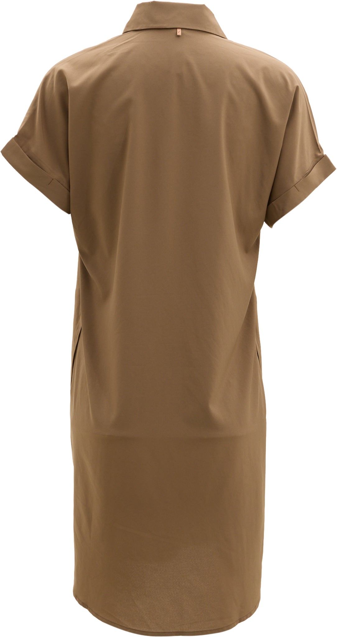 Frivol Knee Length Short Sleeve Shirt Dress - Women's