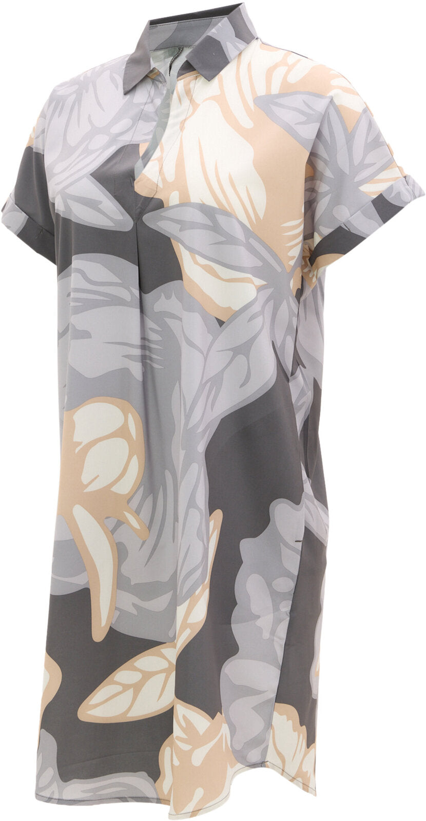 Frivol Knee Length Short Sleeve Shirt Dress - Women's